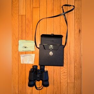 Bushnell Insta Focus Binoculars Original Case Papers 7 x 35 Vintage EUC